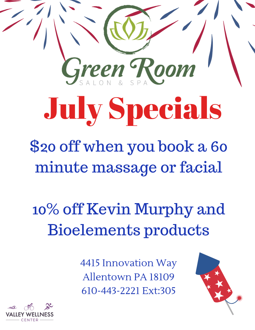 Red, White and You July Specials