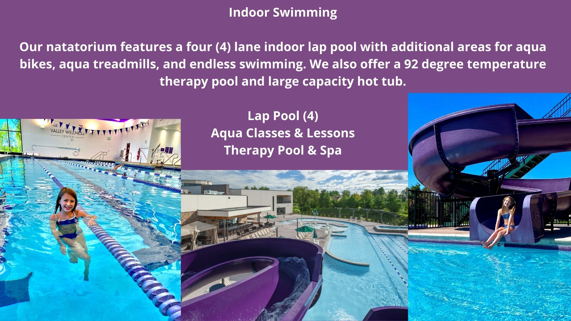 vivian indoor pool waterslide